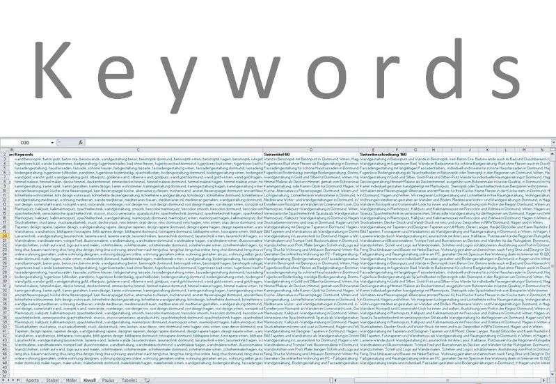 keywords-auf-website