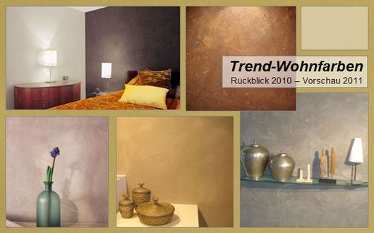 Malerische Wohnideen - Trend-Wohnfarben 2011